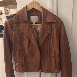 Joie Brown Leather Jacket